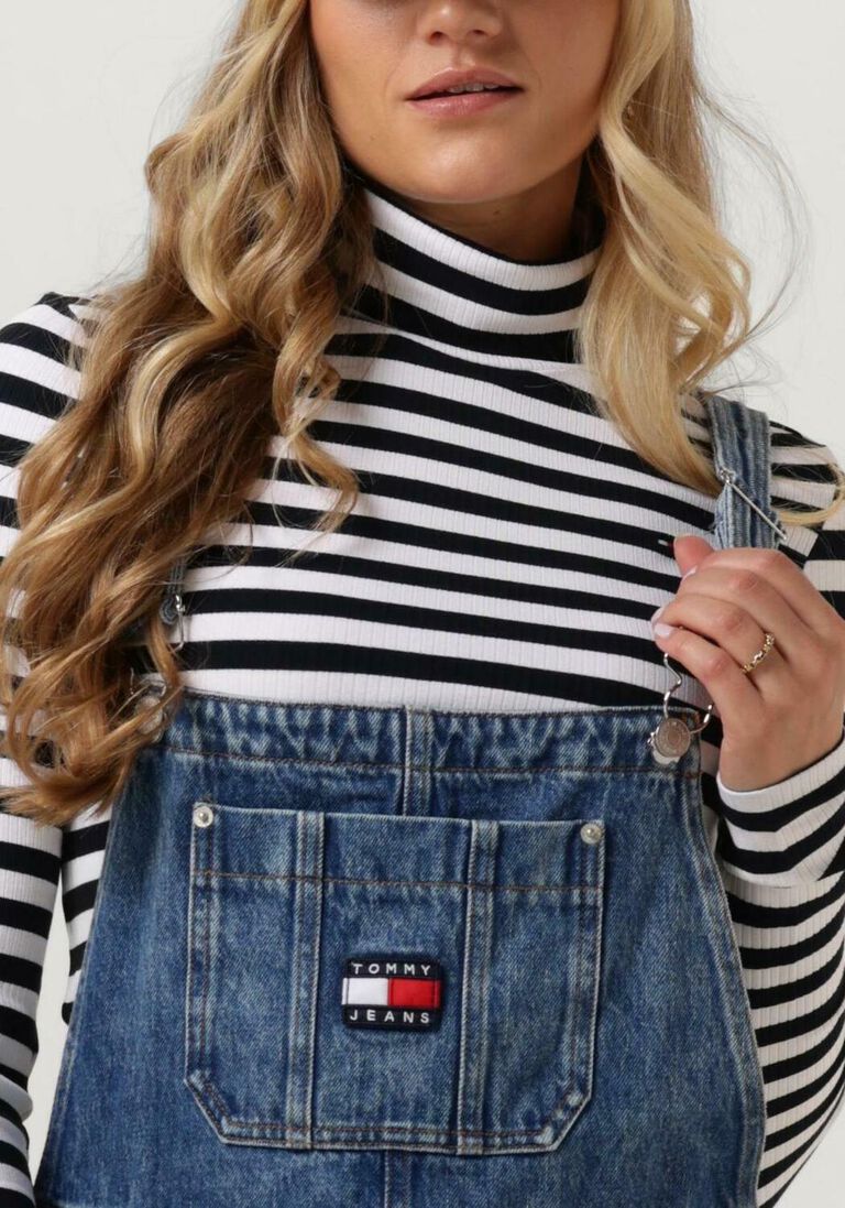 TOMMY JEANS blauwe tommy jeans jumpsuit daisy dungaree