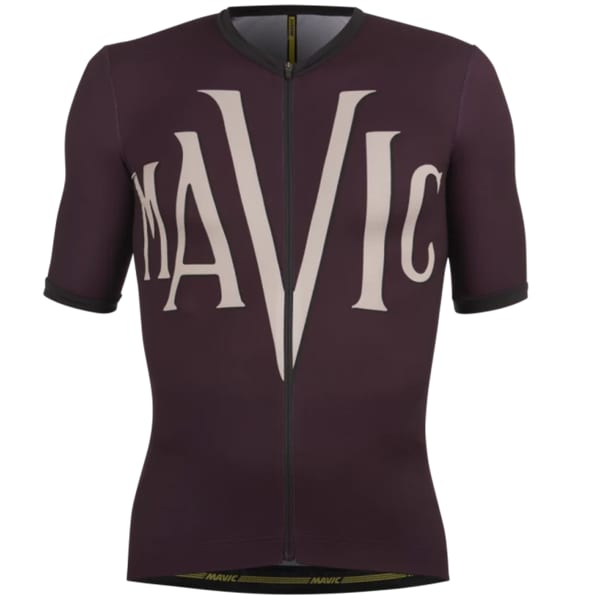 Maillot vélo MAVIC HERITAGE JERSEY AUBERGINE BLACK