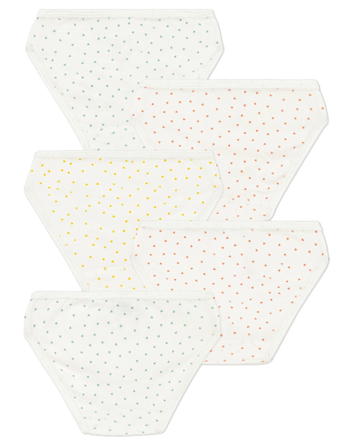 Hipster COEUR DE BEURRE 5er Pack in marshmallow