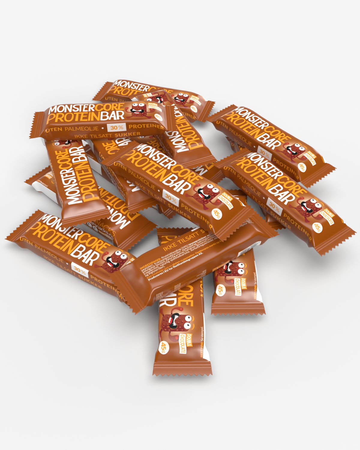 Monster Core Protein Bar - Double Chocolate 16x45g