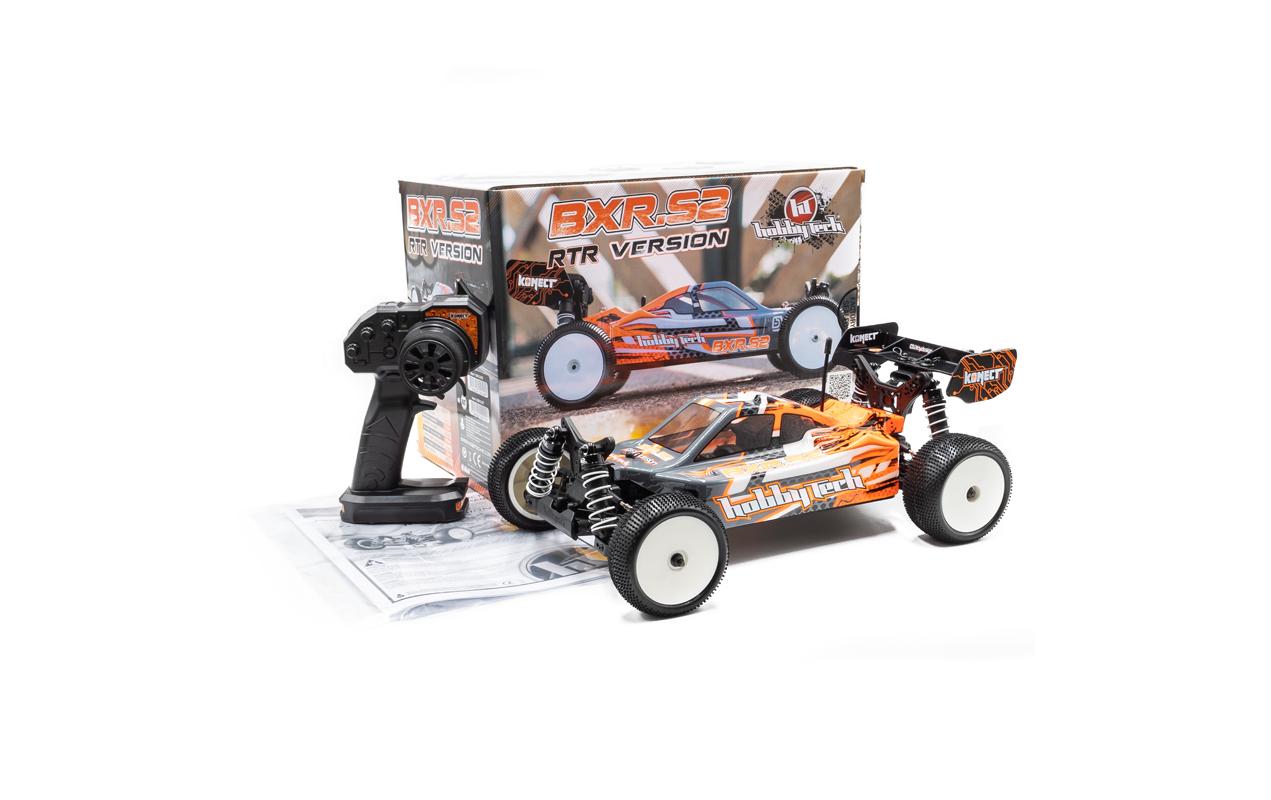 Buggy BXR.S2 Brushless Orange, ARTR, 1:10<br>4WD Off-Road Buggy mit starkem Brushless Antrieb