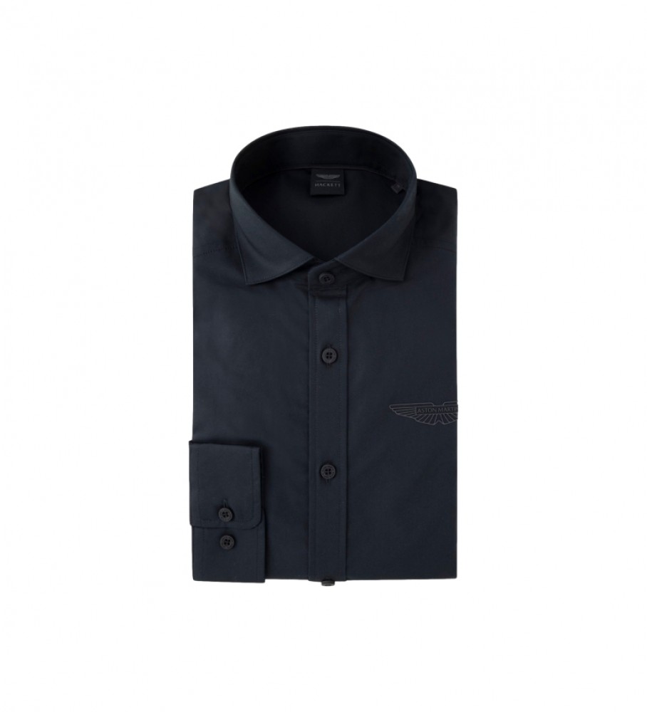 Camisa Hackett Amr Cutaway Pit Preta