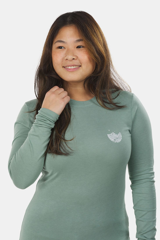Blue Loop Originals Blue Loop Originals Refibra Seascape Langemouwen Top Dames
