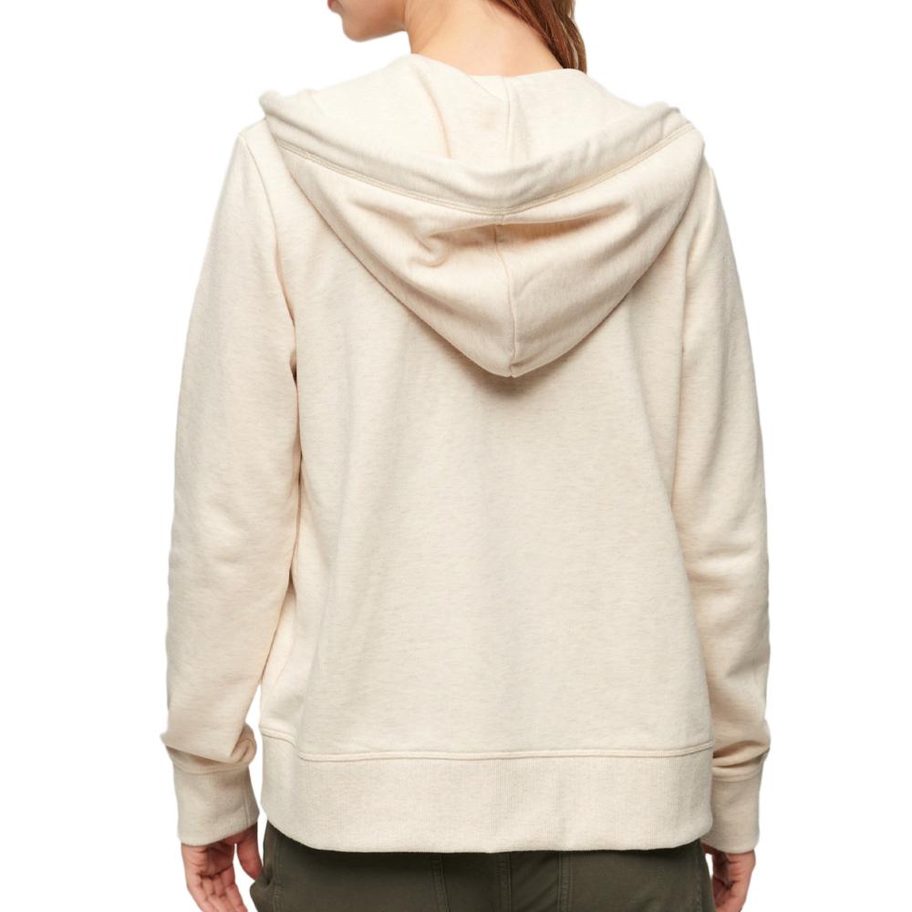 Superdry Sweat Zippé Beige Femme Superdry W2012047A