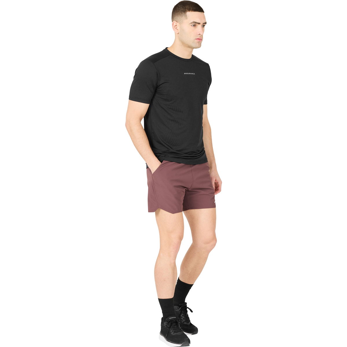 Endurance Loker Løbe T-shirt Herre