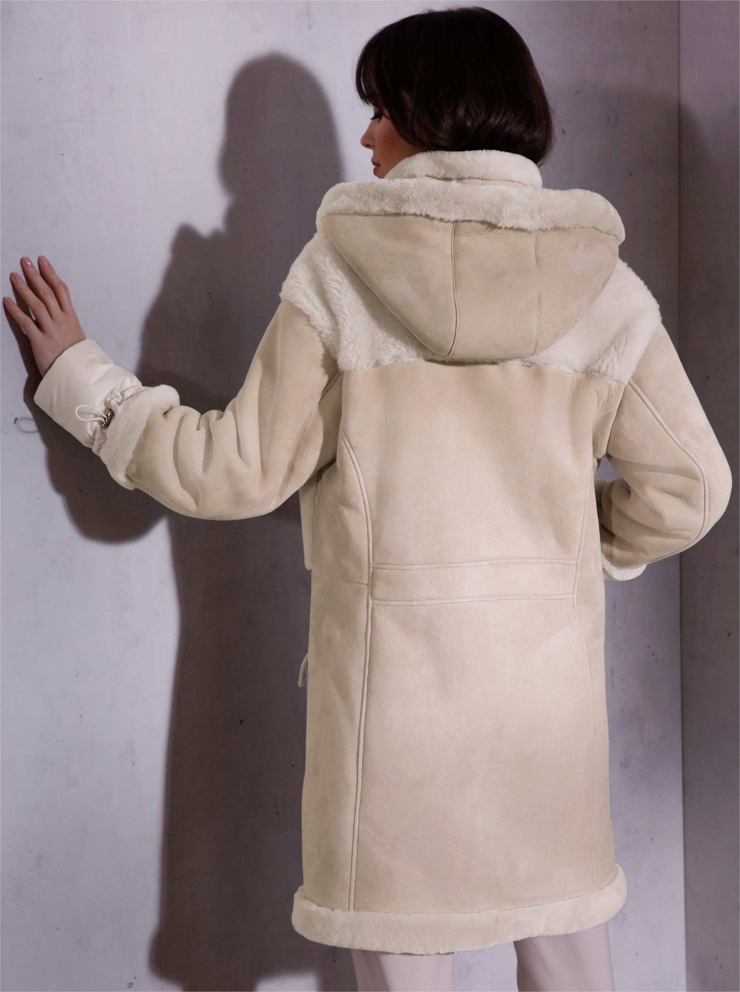 Lammfell-Jacke