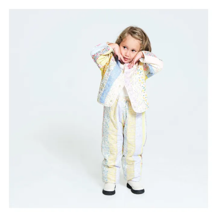 Esther Veste Matelassée Patchwork Bingley | Jaune