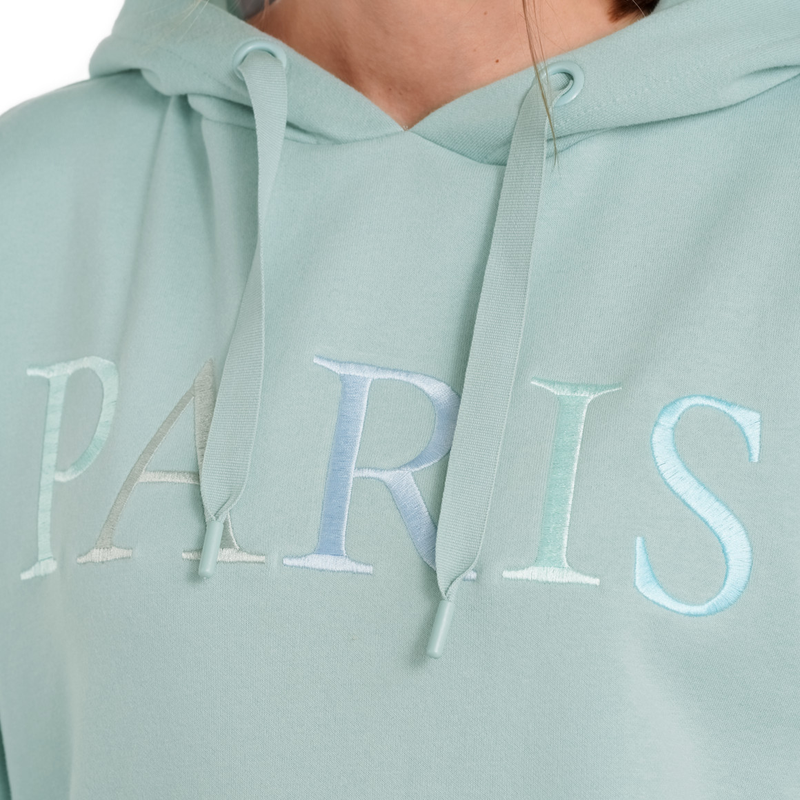 Gina Damen Hoodie in softer Qualität salbei