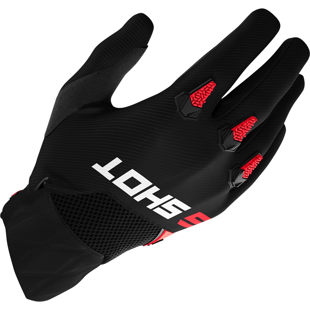 Shot - Gants Devo Noir / Rouge
