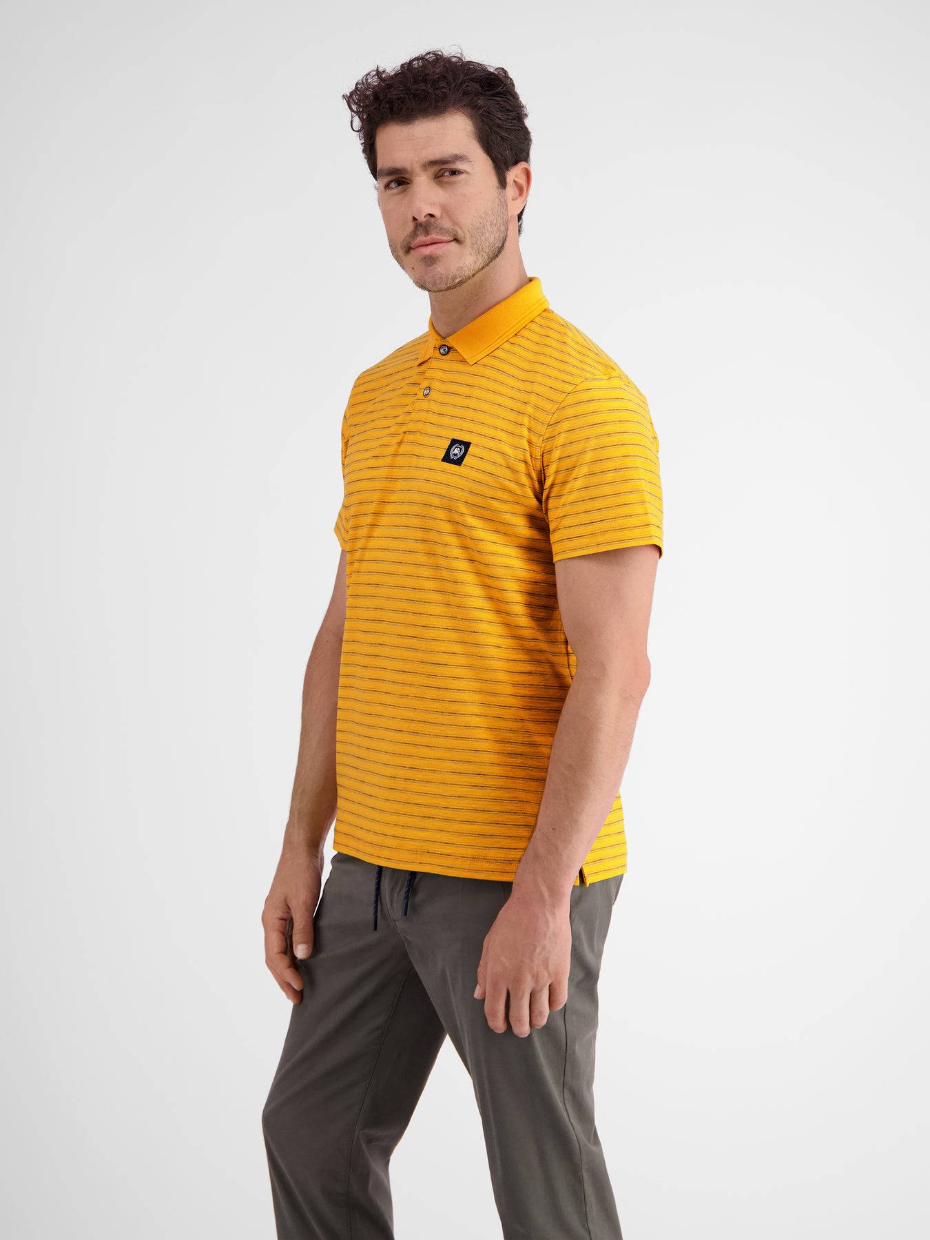 Herren Poloshirt, gestreift