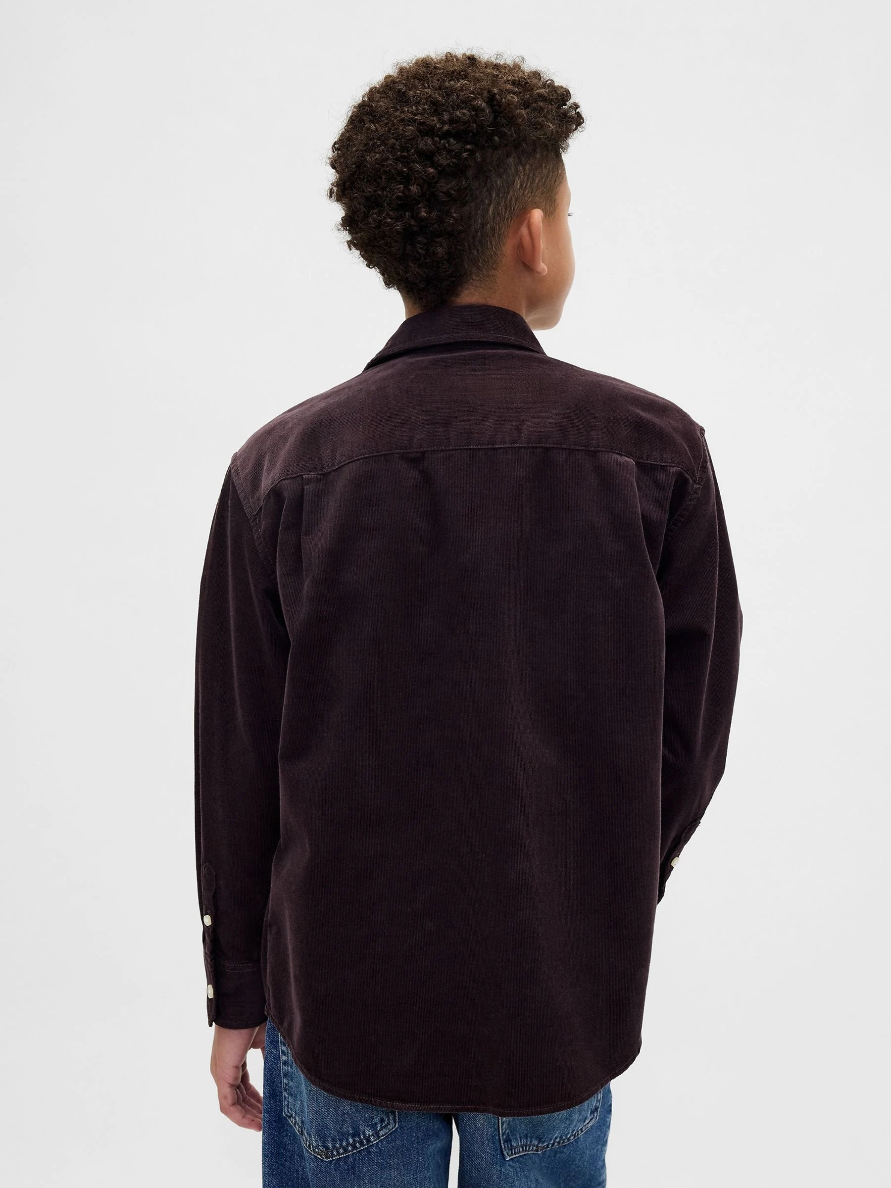 Bruin - Gap - Relaxed corduroy overhemd (4-13jr)