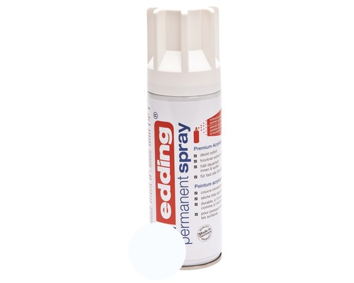 Edding permanente spray, verkeerswit, zijdeglans, 200 ml