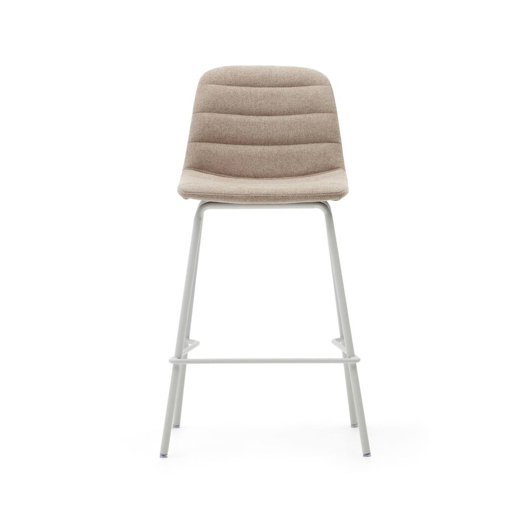 Kave Home Barhocker ZUNILDA beige/mattweiß