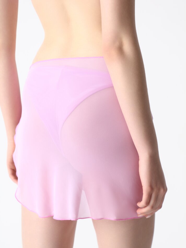 Pareô com amarração lateral - Malva