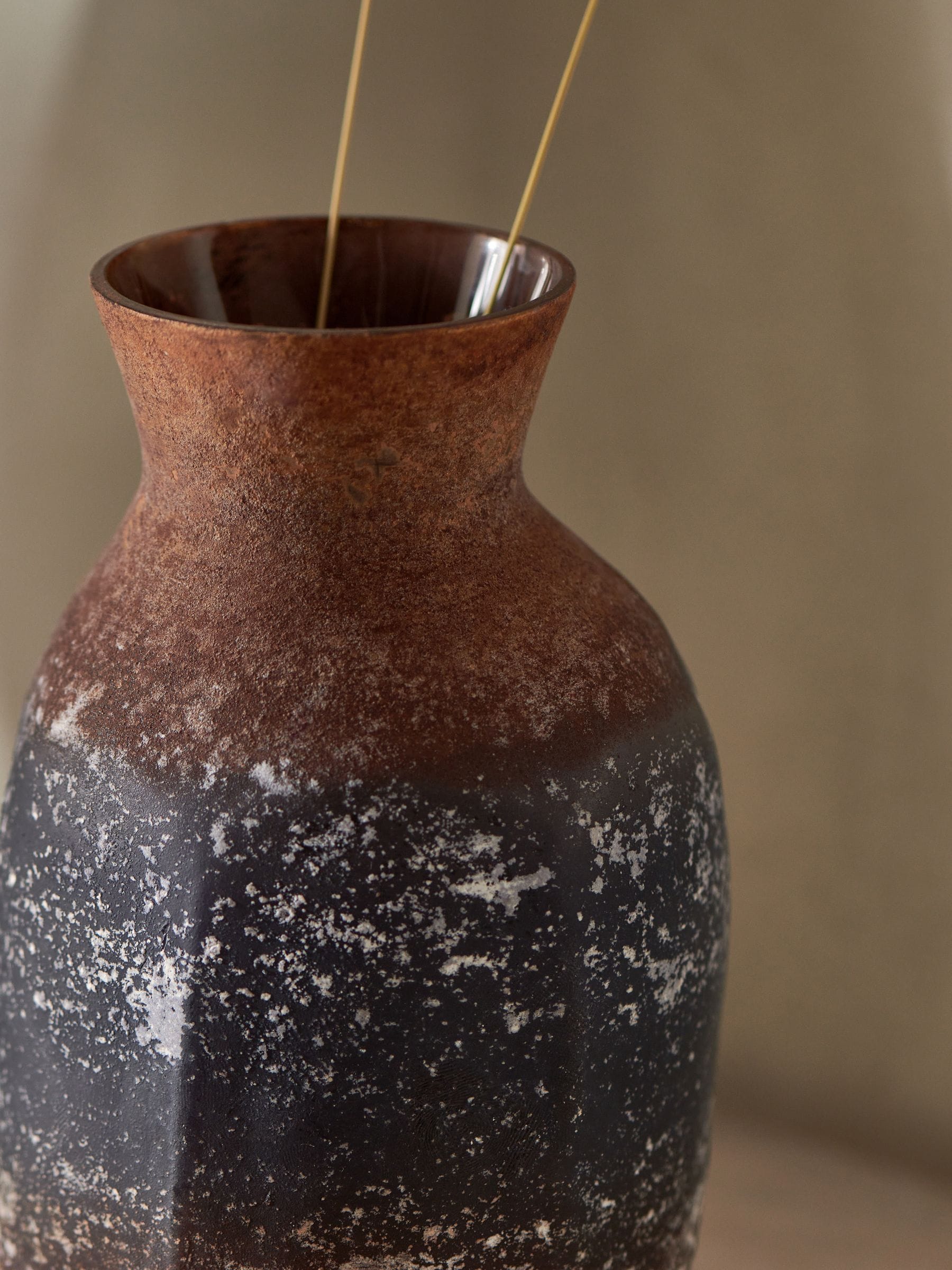 French Connection Rust Effect Vase