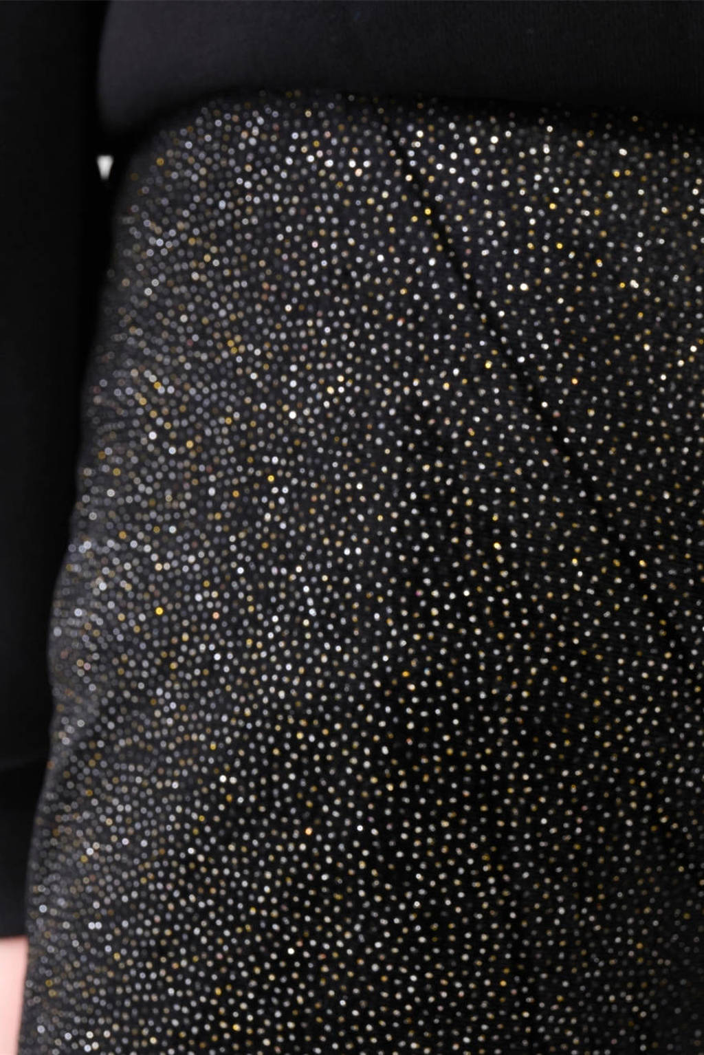 Shoeby flared legging zwart glitter