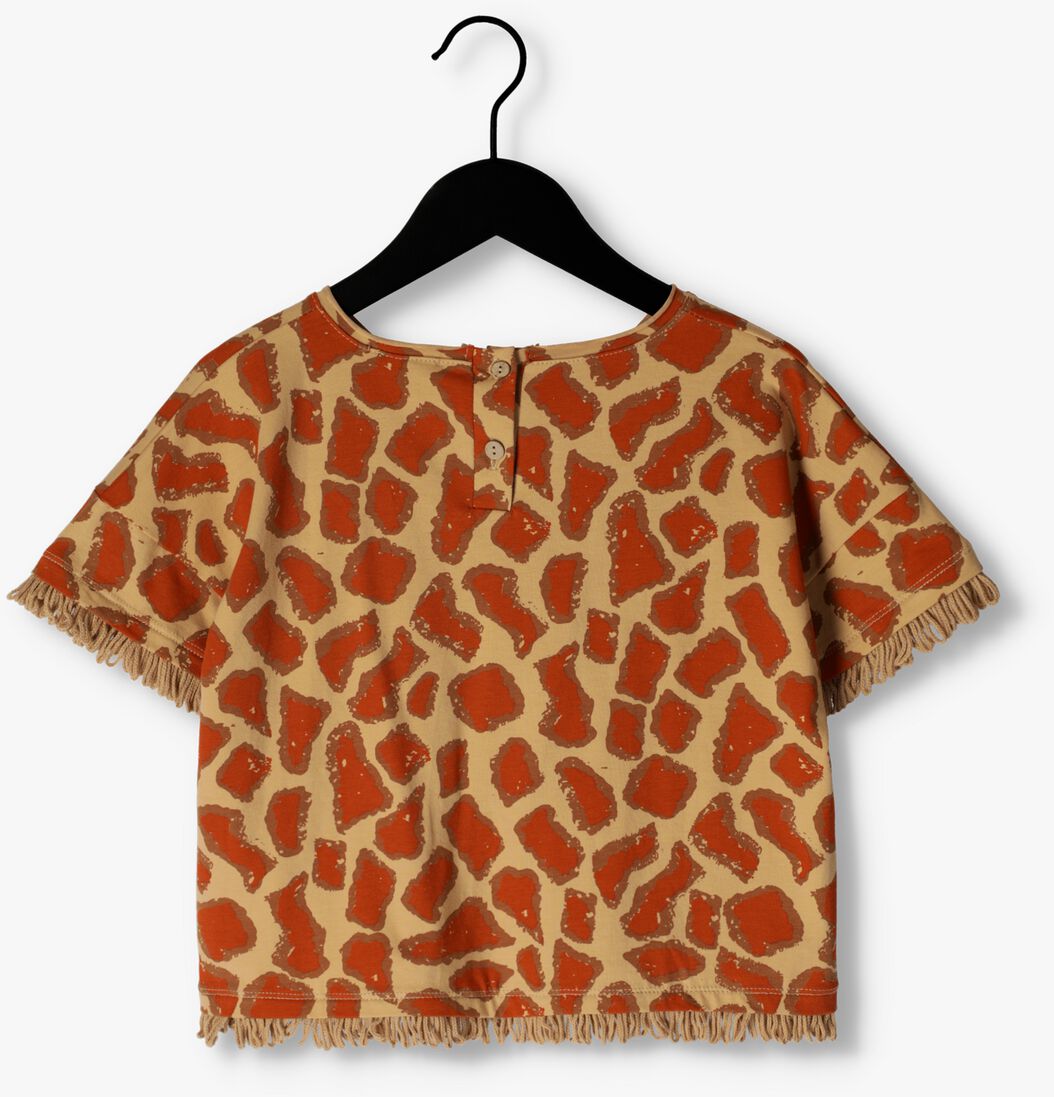 AMMEHOELA bruine ammehoela t-shirt am.fringe.01