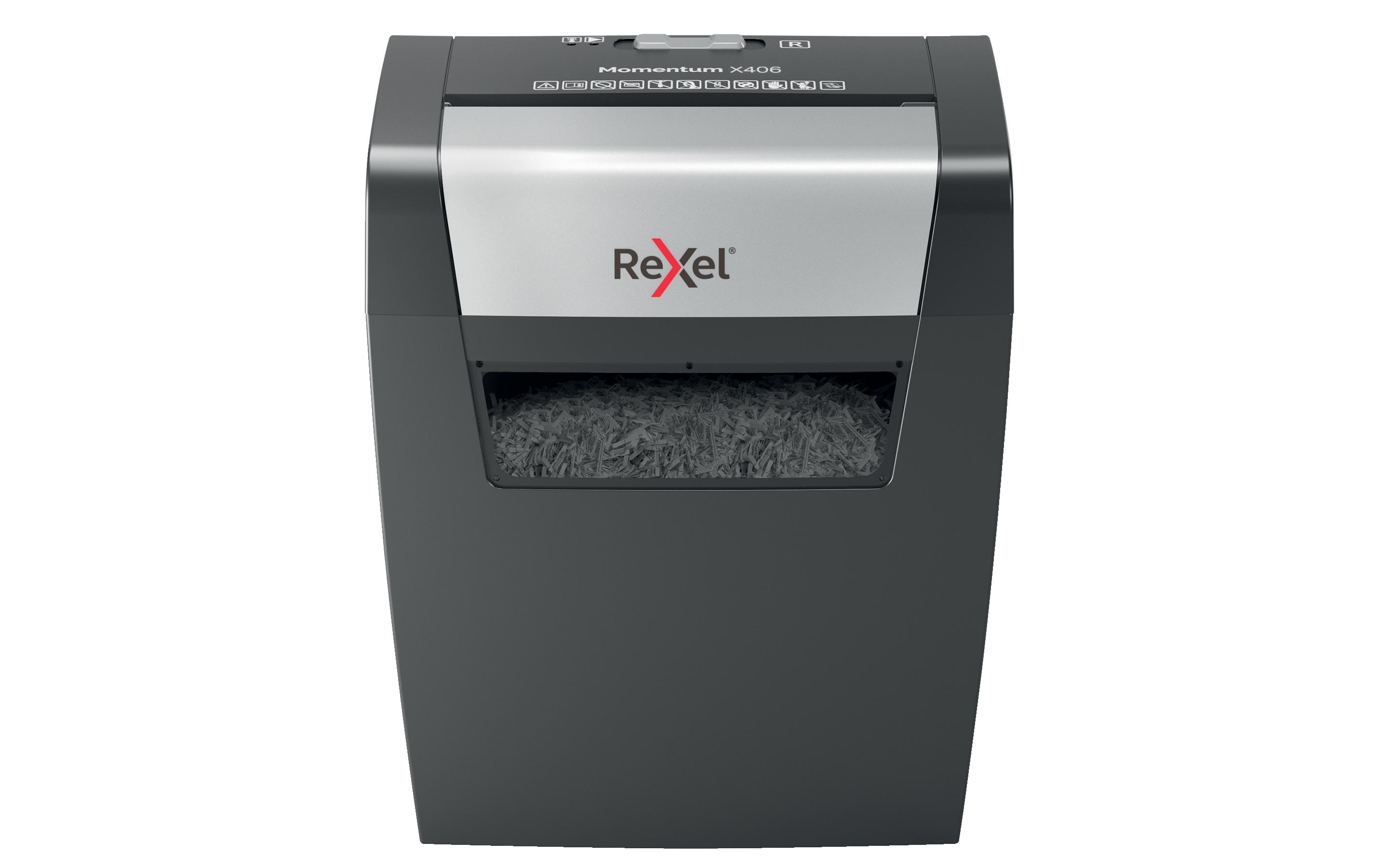 Aktenvernichter Momentum X406 P-4, 6 SeitenPapierschredder