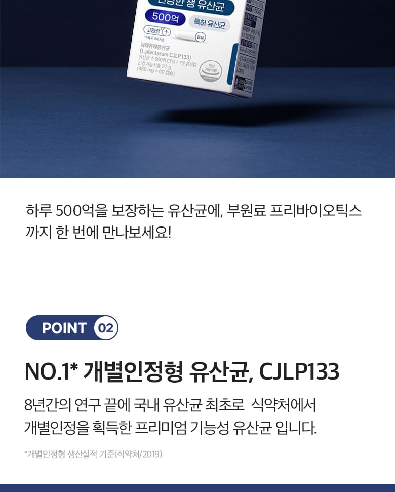 CJwellcare - BYOCORE Healthy Live Probiotics 50 miljard