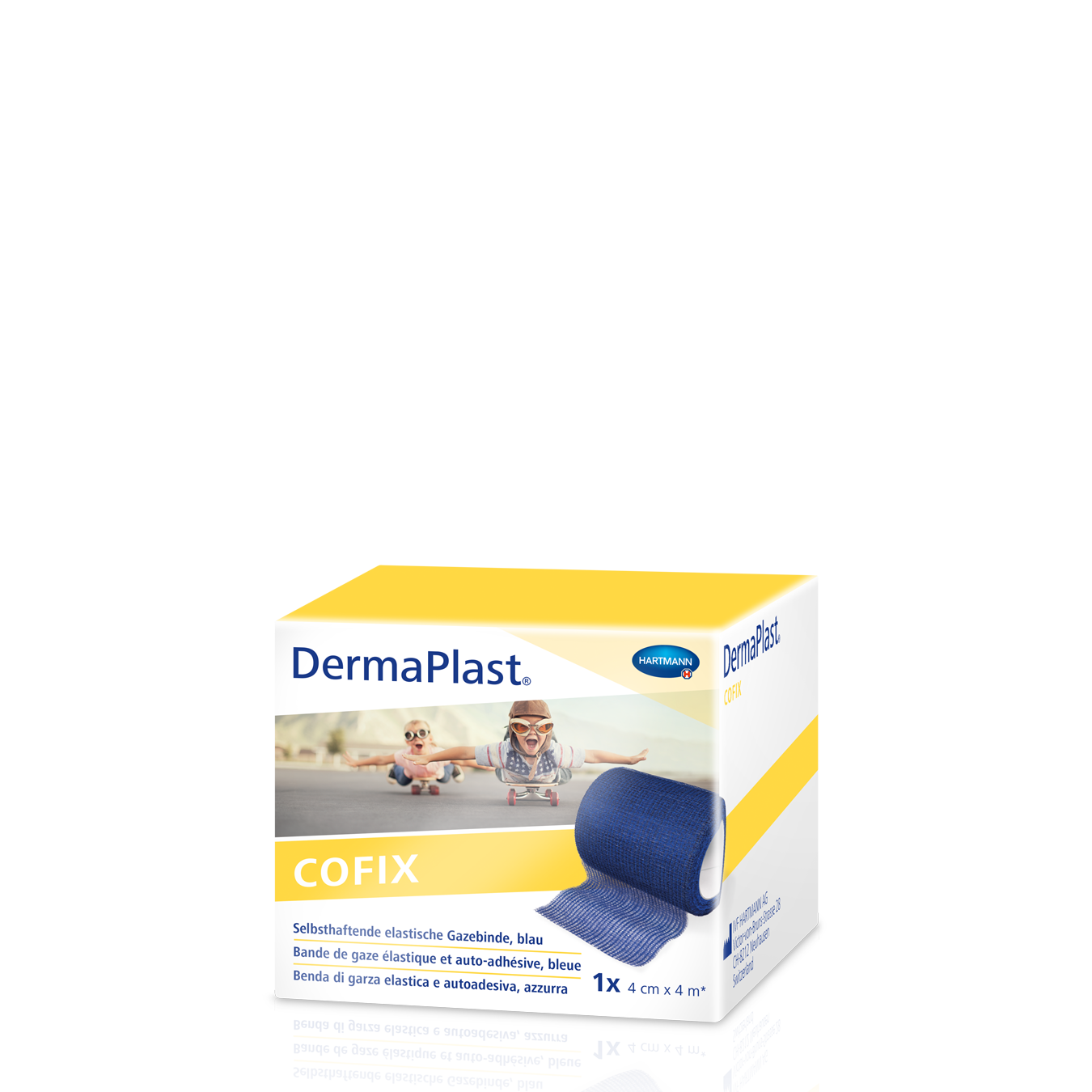 DERMAPLAST CoFix 4cmx4m blau 1 Stk