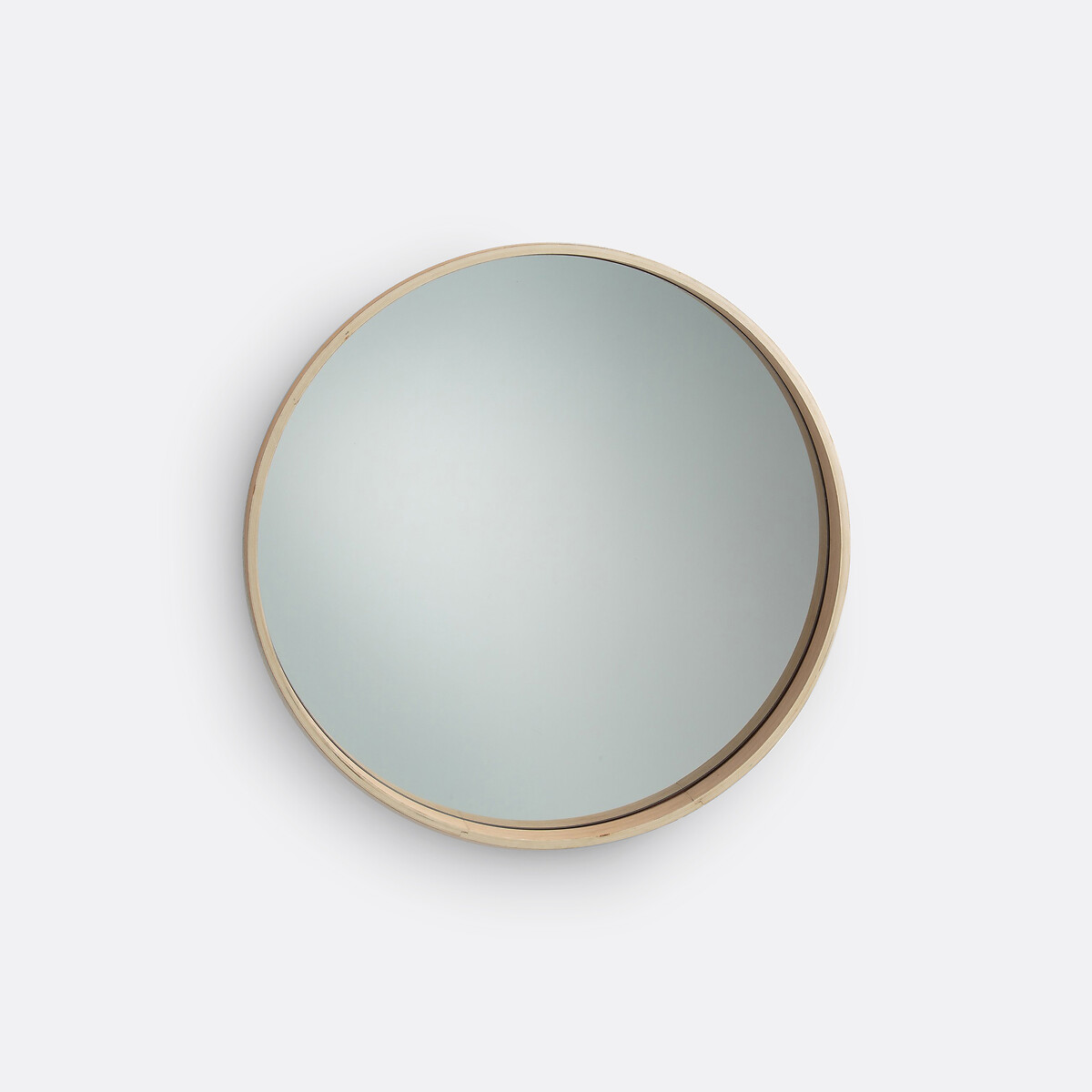 LA REDOUTE INTERIEURS<br>Espelho redondo folheado a carvalho Ø59 cm, Alaria