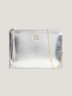 Clutch metálica TH Monogram