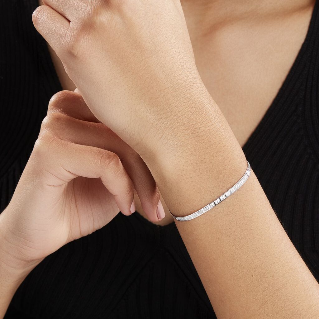 Bracelet Nuriaae Argent Blanc