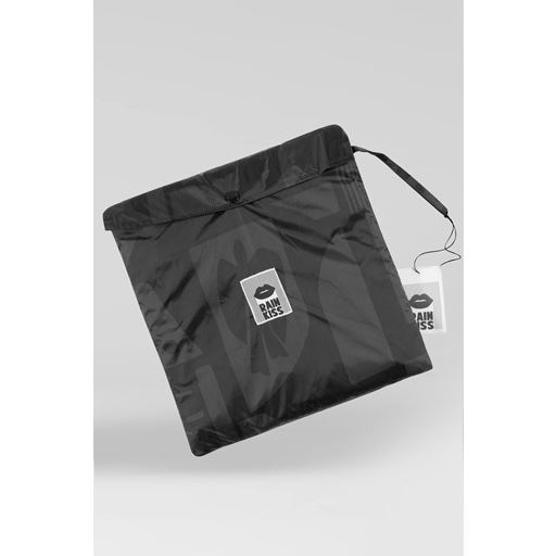 Rainkiss Back To Black Regnponcho, Back to Black, One Size