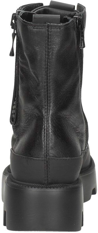 Mjus Veterschoenen Hoog zwart