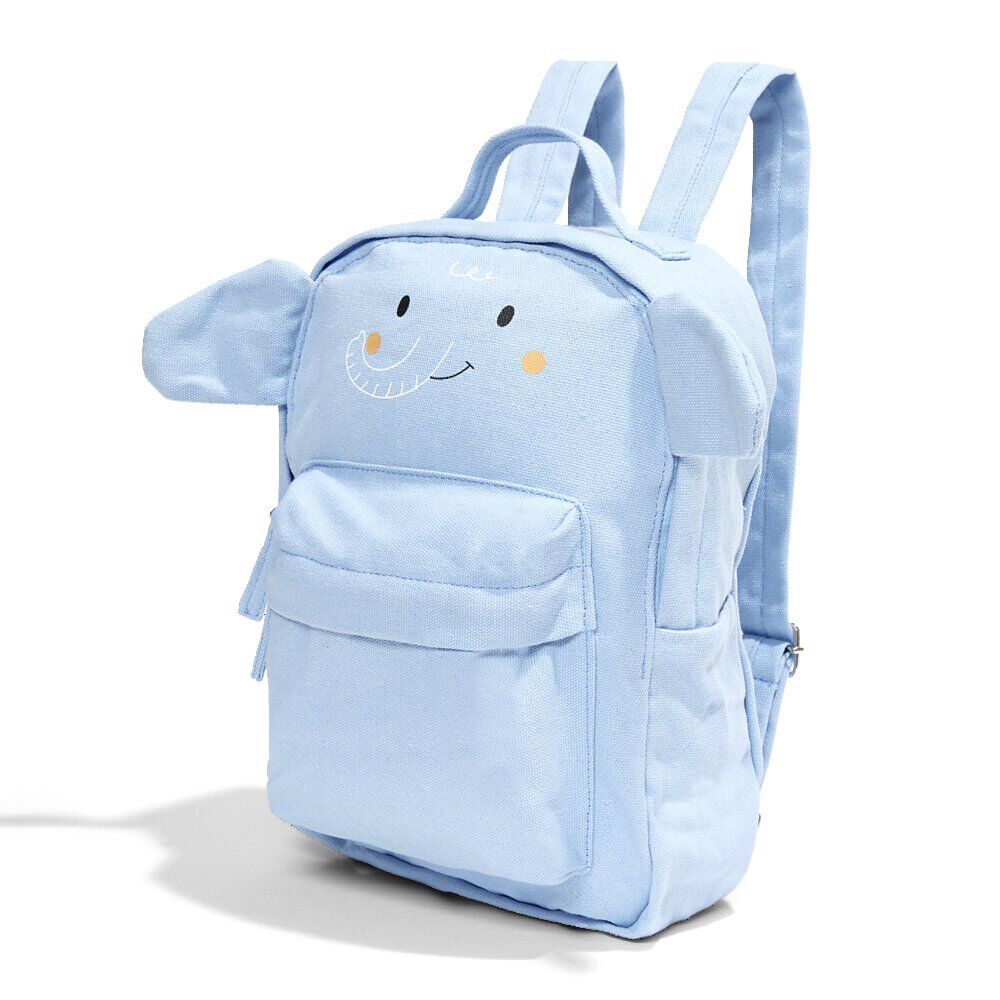 Sac à dos enfant design animal 21x9xH28,5cm - 2 modèles lapin ou éléphant