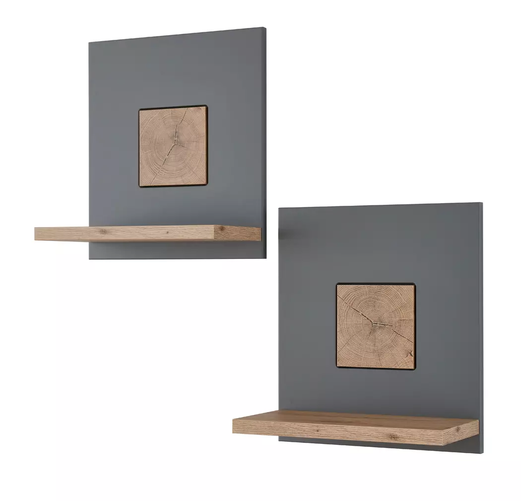 Wandboard 2er-Set Houton