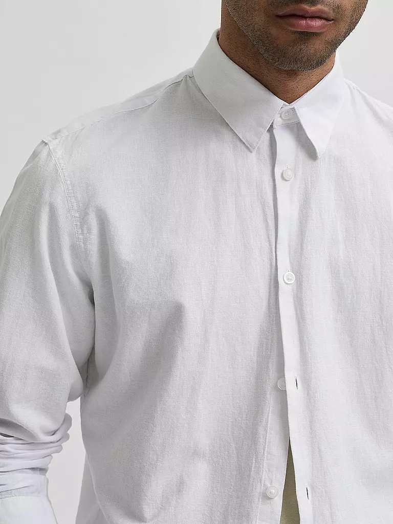 SELECTED Hemd Regular Fit SLHSLIMNEW weiss