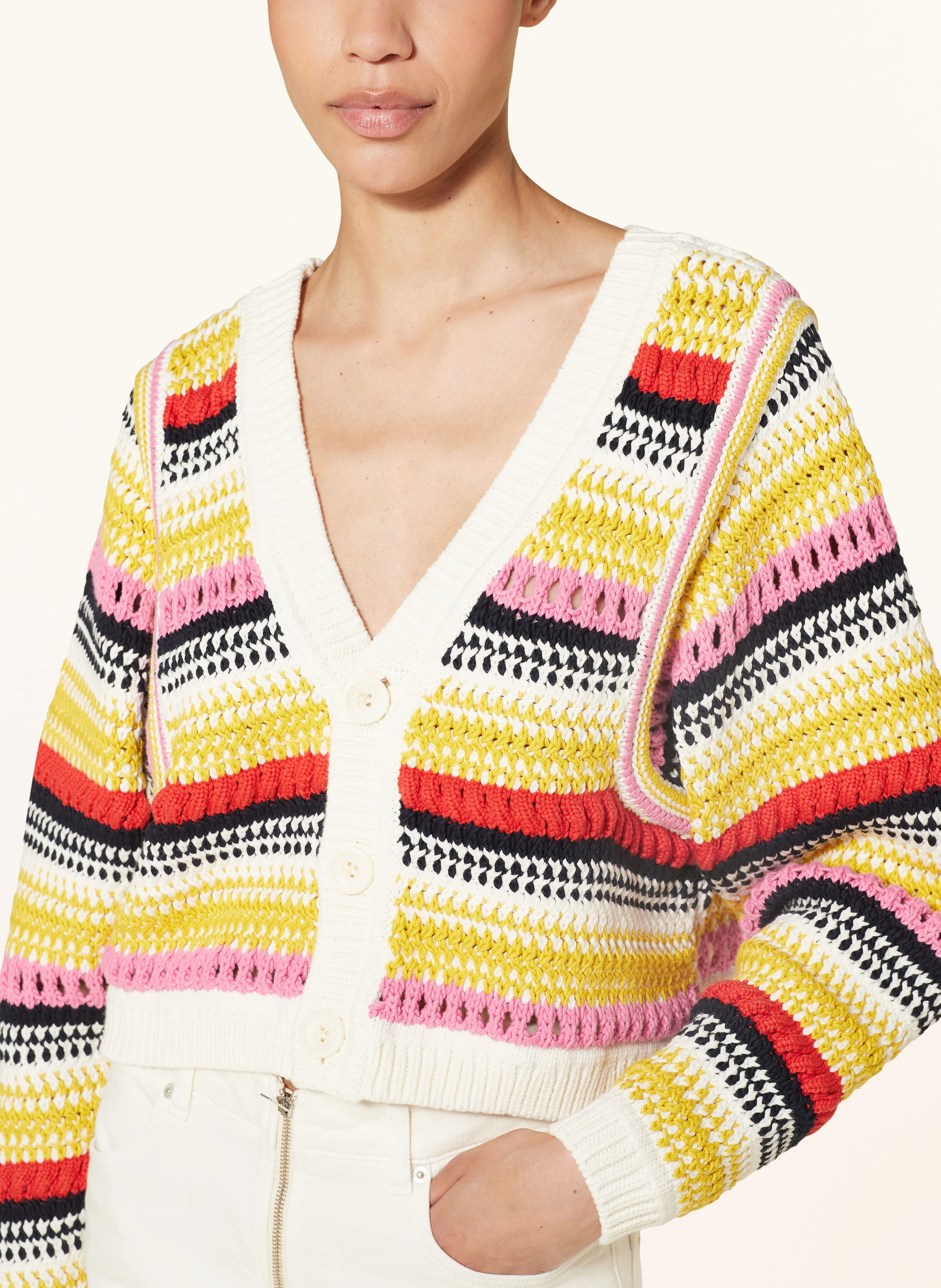 ba&sh Cropped-Strickjacke ROMY
