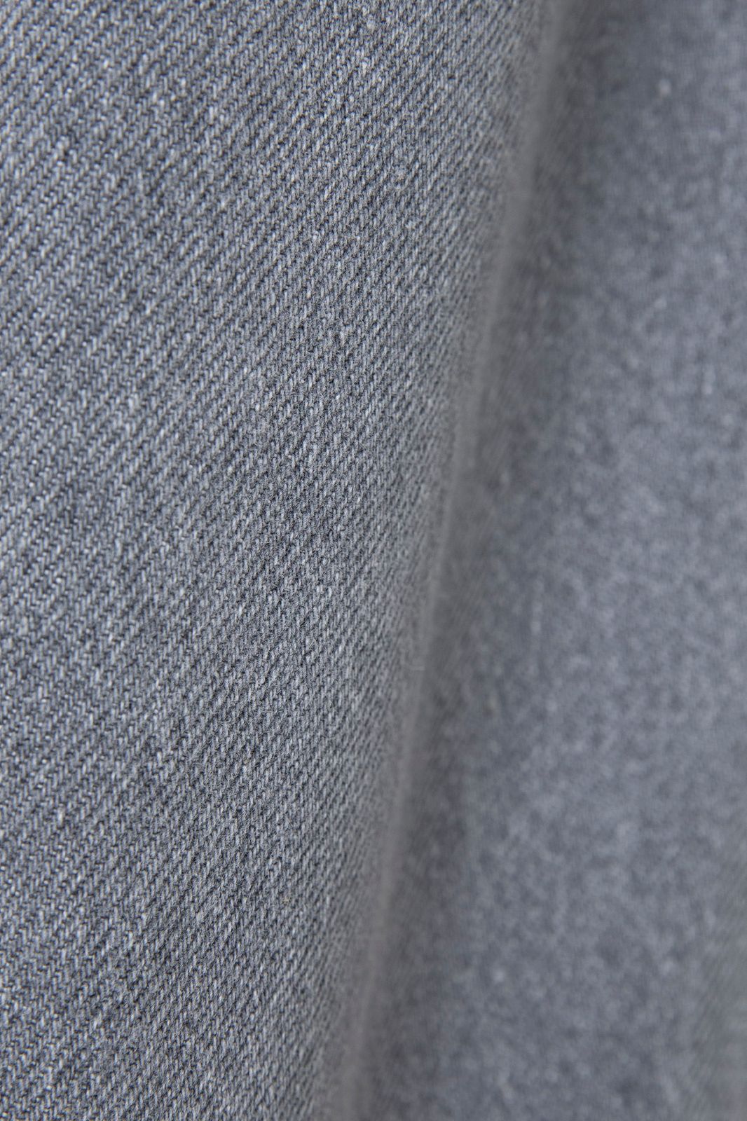 Grijze denim pull on broek met aantrekkoorden