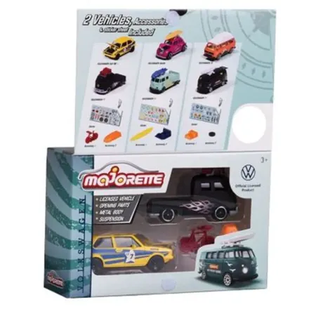 Majorette VW The Originals 2er Set, 3-fach sortiert