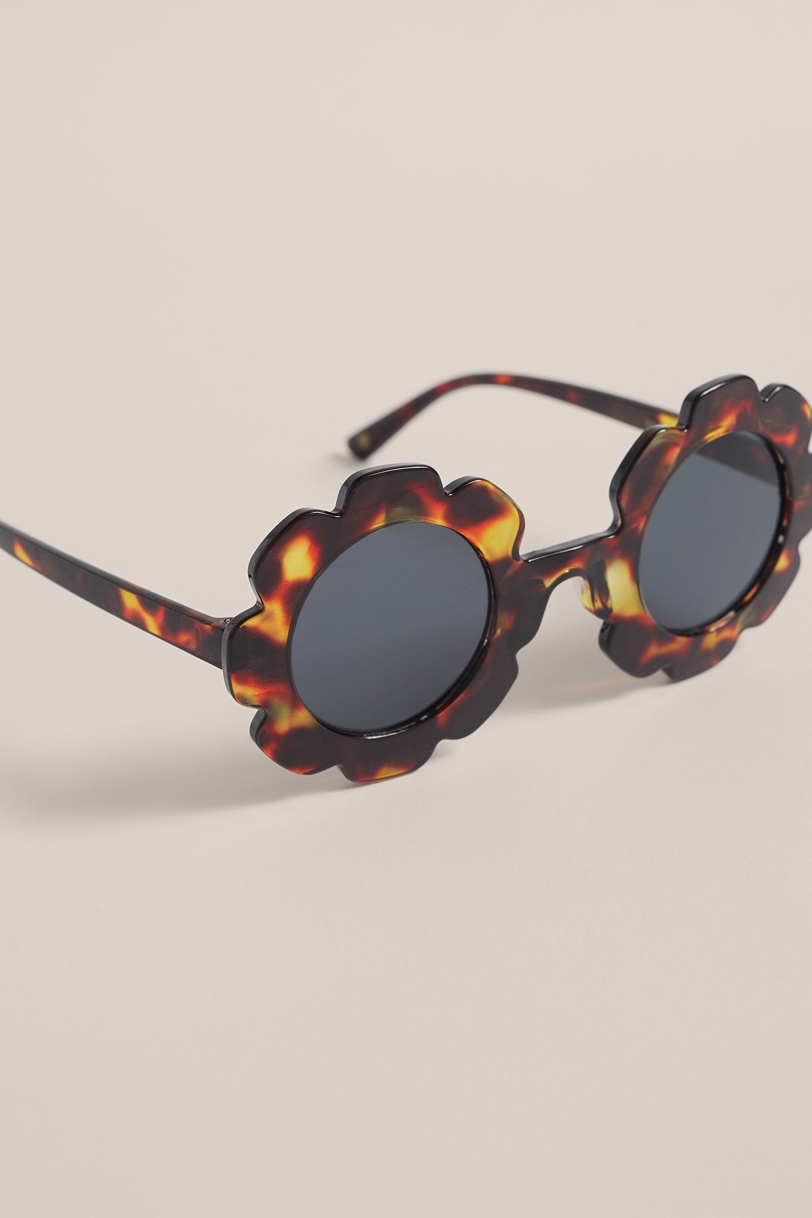 Meisjes zonnebril WE Fashion Bruin