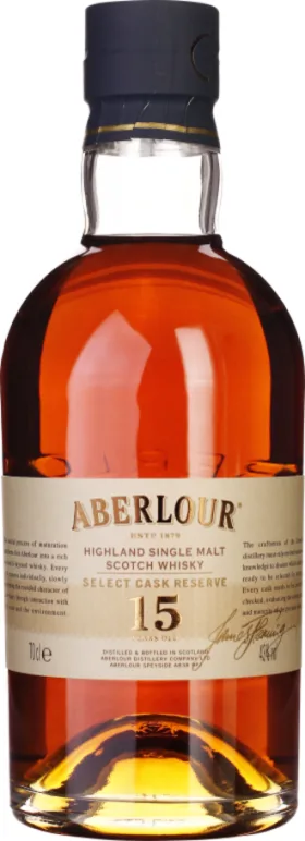 ABERLOUR 15 YEARS SELECT CASK RESERVE 70CL