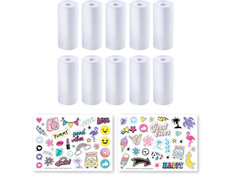Canal Toys Instant Camera Refill 10 Rolls Weiss Nachfüllpapierrollen