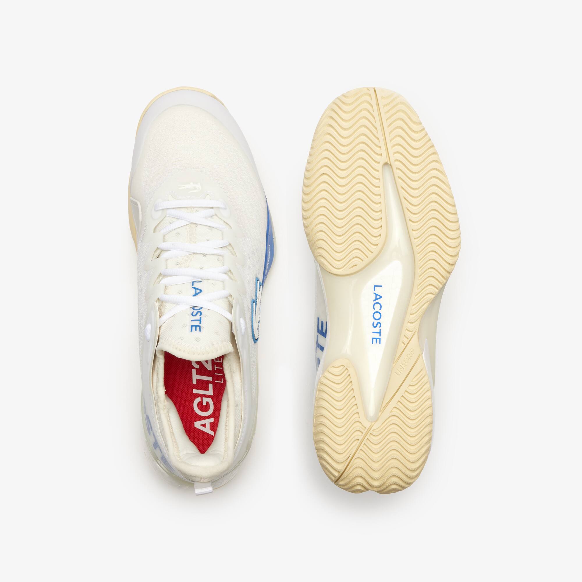 Herren-Schuhe AG-LT23 ULTRA LITE CLAY aus Textil Performance - Weiss - Lacoste - Herren