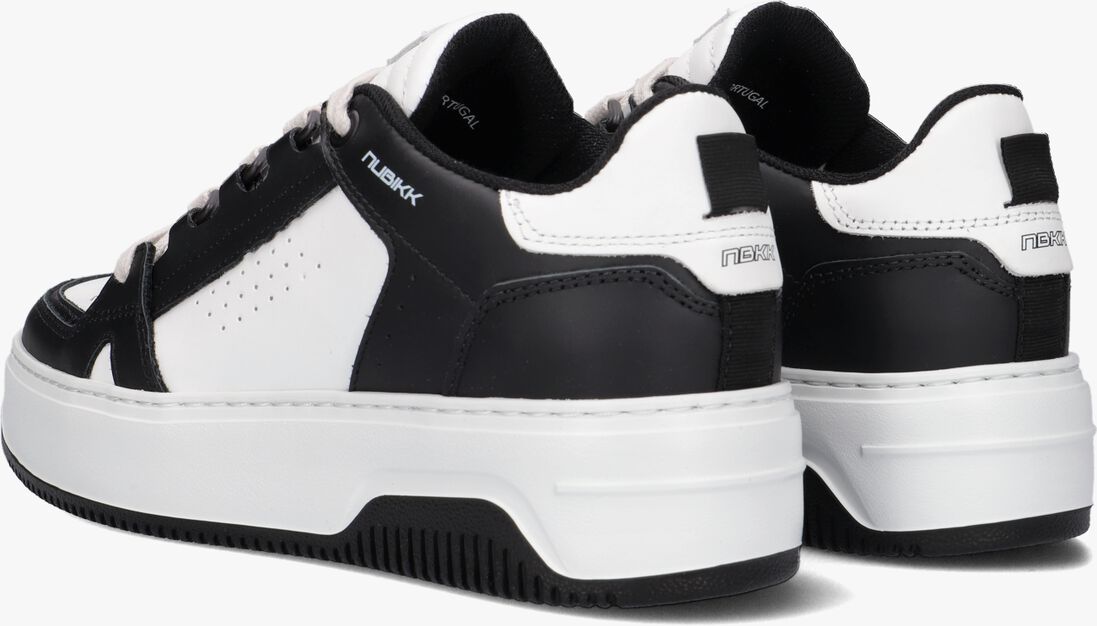 NUBIKK zwarte nubikk lage sneakers basket buxton