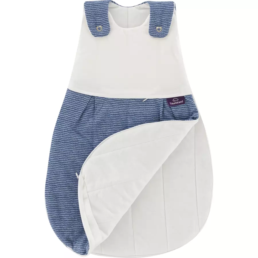 Träumeland Schlafsack-Set 3tlg. Liebmich Wellenmeer