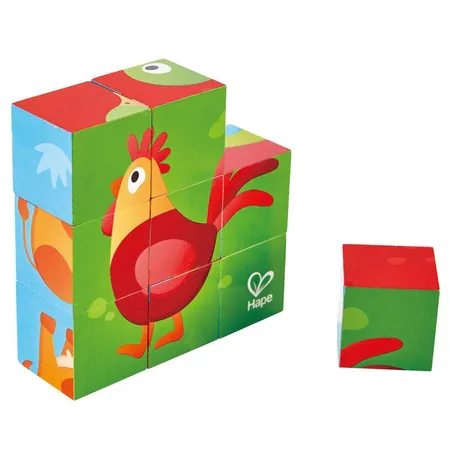 Hape Blockpuzzle Bauernhof