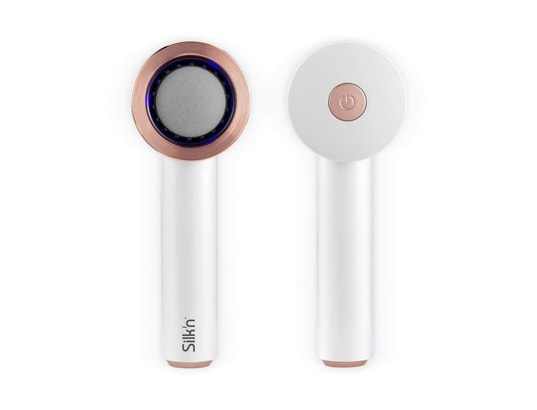 SILK'N - Râpe électrique avec système d'aspiration rose gold vacupedi...