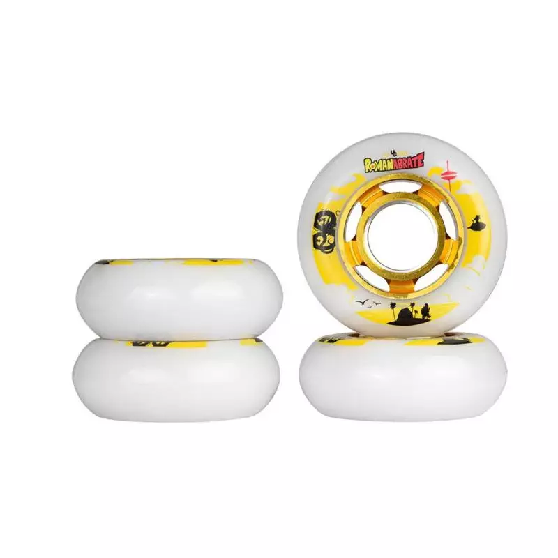 Roues roller UNDERCOVER Roman Abrate TV Line 2nd Ed. 64mm/88a Alu (pack de 4)