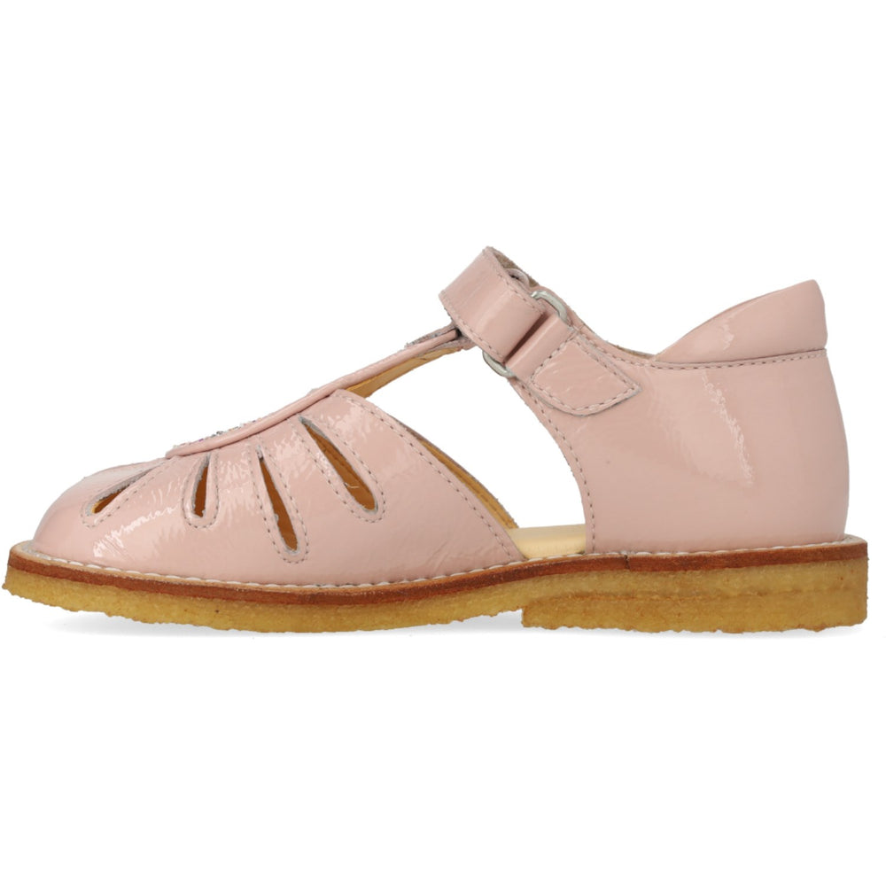 Køb Angulus Rosebud/Rosebud Glitter Sandal Med Dråbedetalje I Funklende Glitter