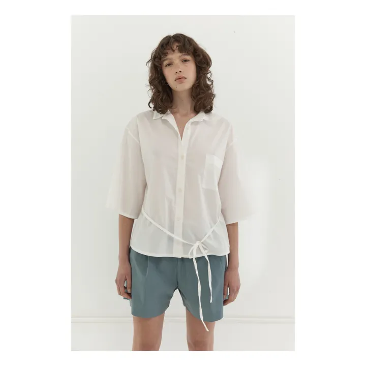 Deiji Studios Set Double Loop Coton Bio | Blanc