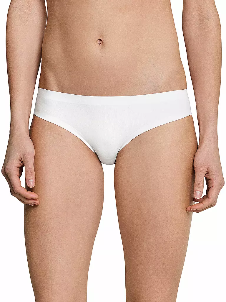 SCHIESSER Slip INVISIBLE COTTON weiss  weiss