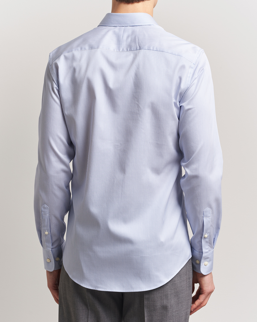 Tiger of Sweden Adley Cotton Striped Shirt Blue