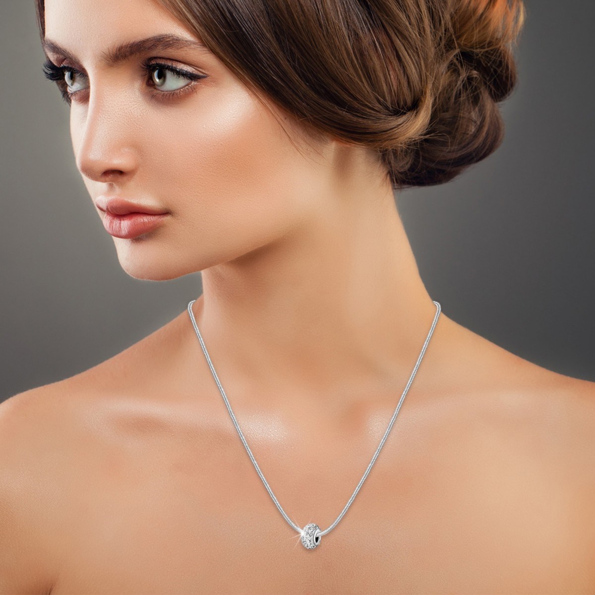 Collier SC Crystal orné de Cristaux scintillants
