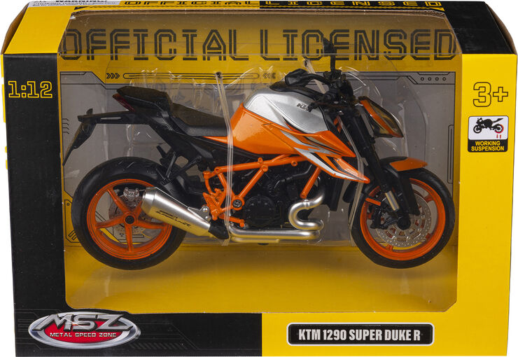 Speed Car MSZ LICENSMOTORCYKEL 1:12